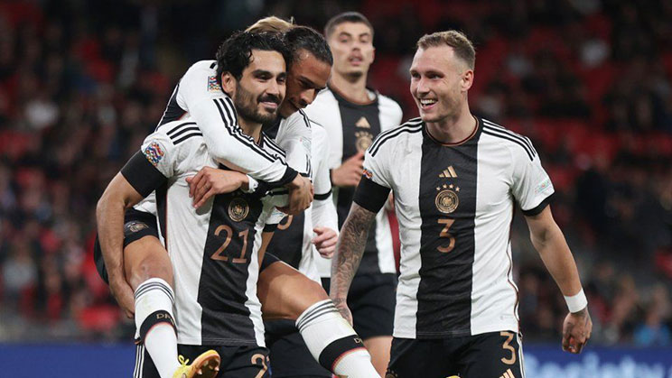 Gundogan mencetak gol bagi Jerman