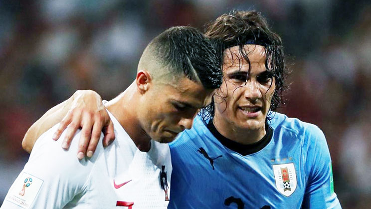 Uruguay mengalahkan Portugal di babak 16 besar piala dunia 2018