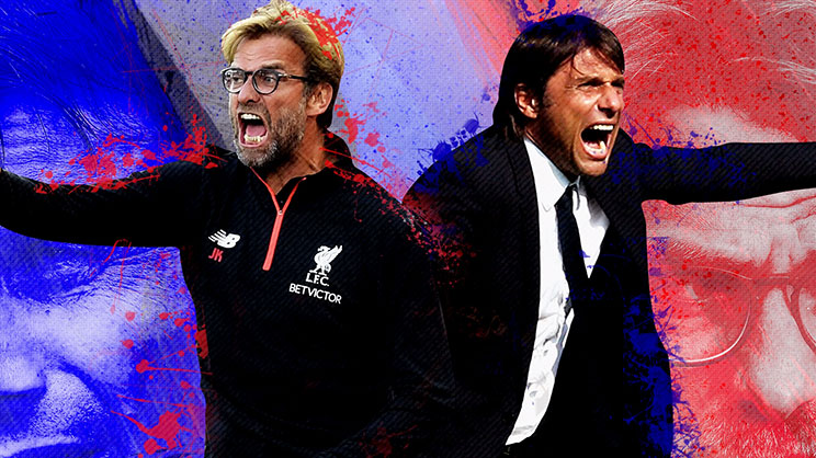 Jurgen Klopp dan Antonio Conte