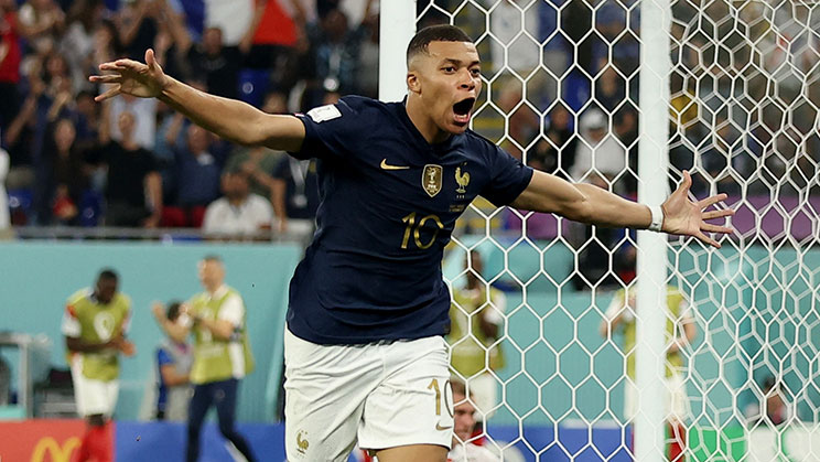 Kylian Mbappe penyerang Prancis di Piala Dunia 2022