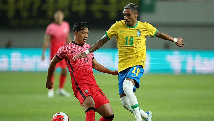 laga terakhir brazil vs korea selatan
