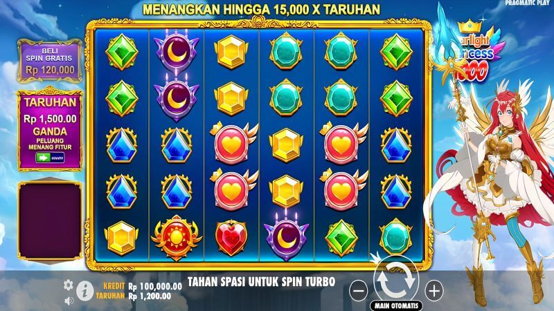 Halaman utama permainan slot Starlight Princess 1000